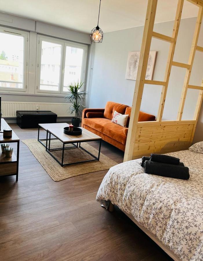 سانت إتيان Espace 500 - Cosy, Wifi & Vue Sur La Ville المظهر الخارجي الصورة